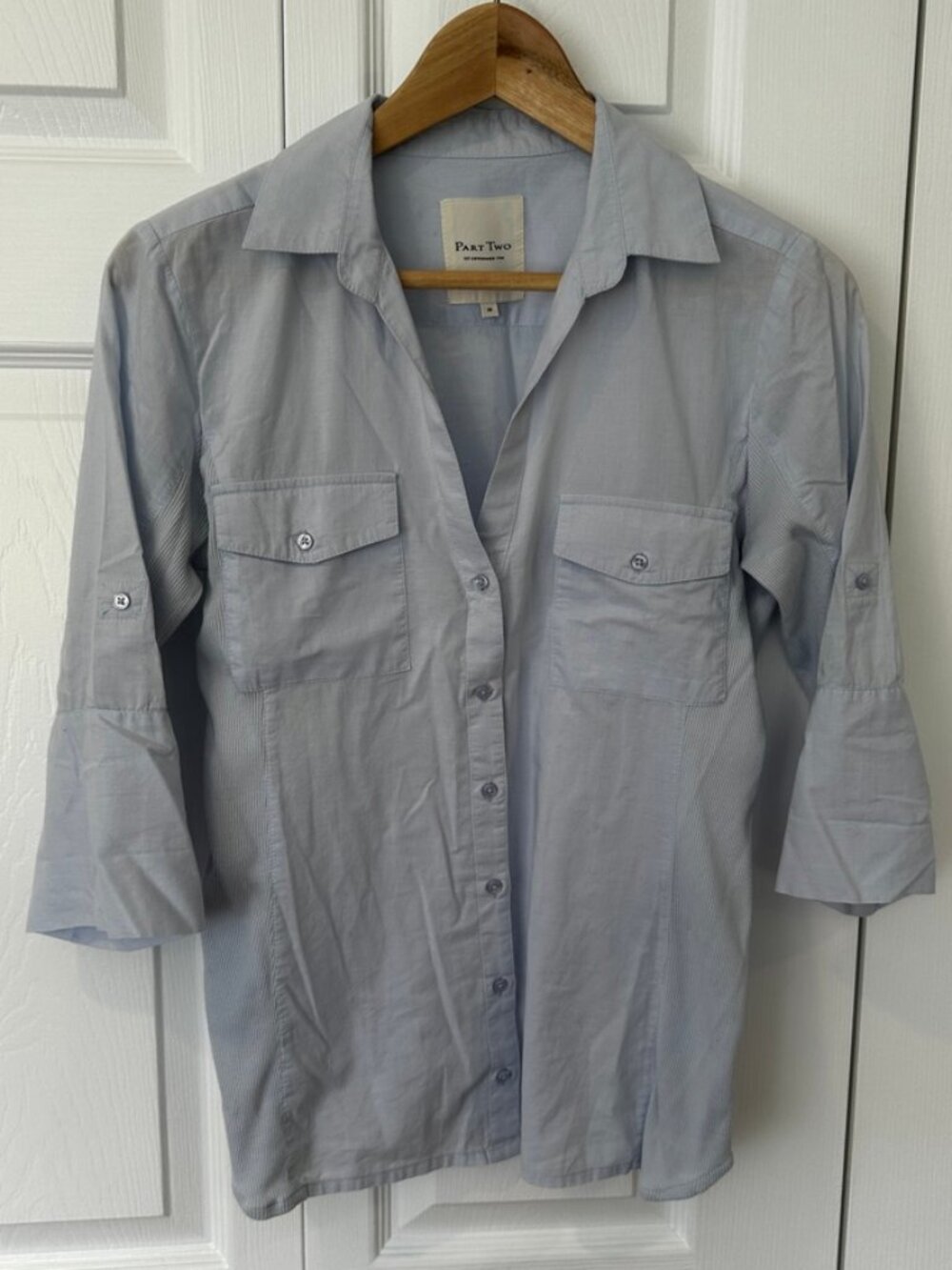 Women's Part Two light blue shirt, size 36